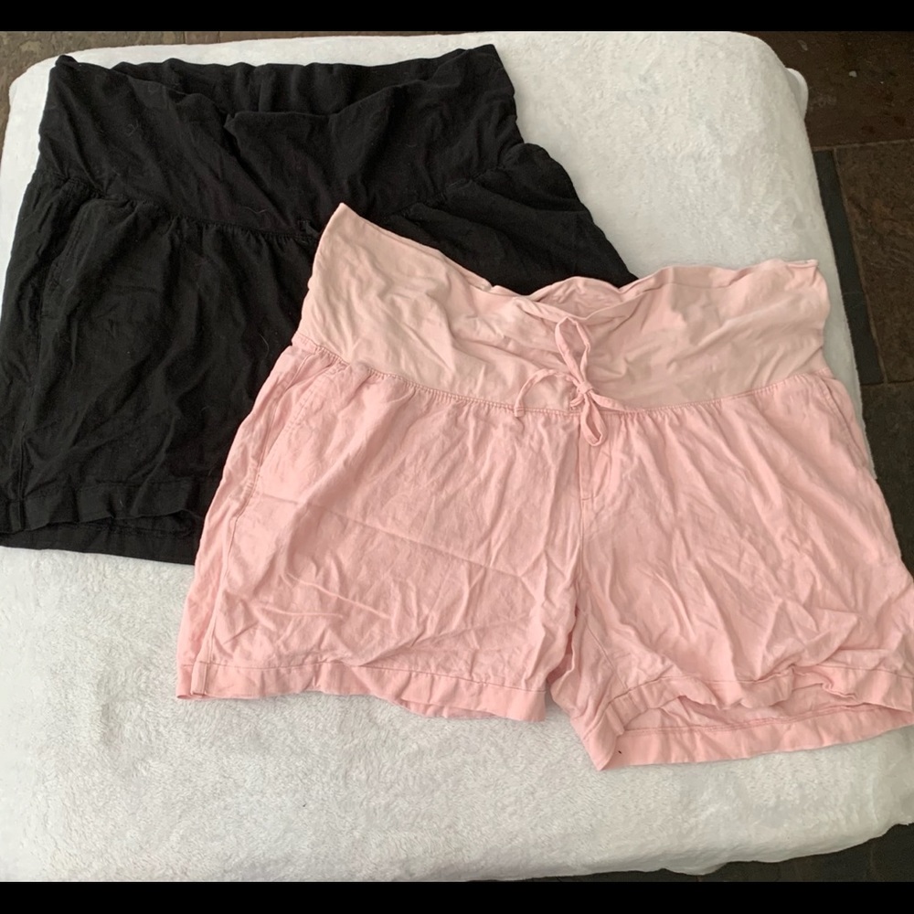 Cotton maternity shorts (2)